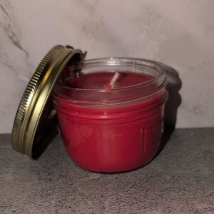 Red Scented Candle in Jar